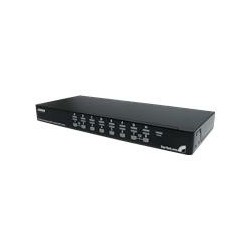 StarTech.com 16 PORT 1 HE USB KVM SWITCH MI OSD UND KABELN ZUR RACKMONTAGE IN (SV1631DUSBUK)