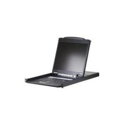 ATEN LCD KVM Switches CL1308N - KVM-Konsole mit KVM-Switch - 8 Anschlüsse - PS/2, USB - 48,3 cm (19") - Rack - einbaufähig - 12