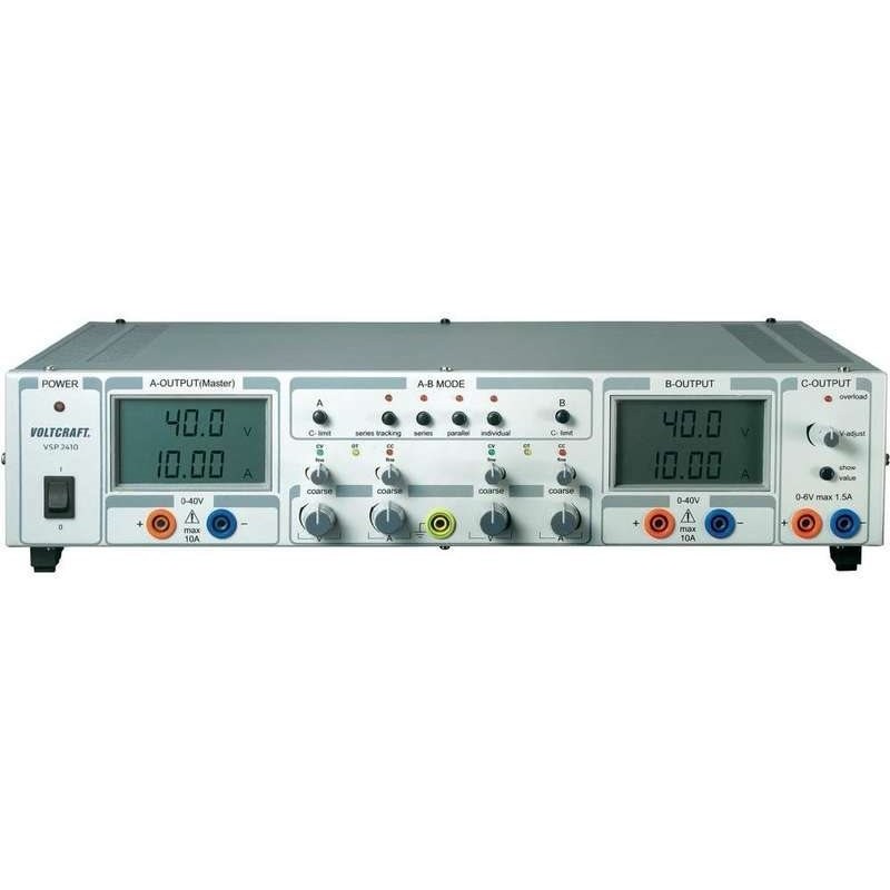 Voltcraft Labornetzgerät, einstellbar VSP 2410 0.1 - 40 V/DC 0 - 10 A 809 W 3 x (VSP 2410)