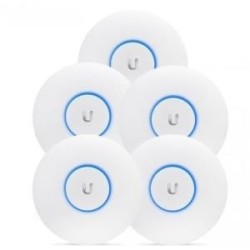 Ubiquiti UniFi UAP-AC-PRO Access Point - 5er Pack - (1300 Mbit/s, 802.11ac, Gigabit LAN, Indoor und Outdoor, 3x3 MIMO-Technolog