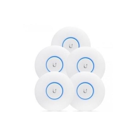 Ubiquiti UniFi UAP-AC-PRO Access Point - 5er Pack - (1300 Mbit/s, 802.11ac, Gigabit LAN, Indoor und Outdoor, 3x3 MIMO-Technolog