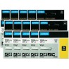 DYMO Schriftband 10er Set 18444 (10x) Bandfarbe: Weiß Schriftfarbe:Schwarz 12 mm 5.5 m (S0718600 (10x))