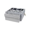 Ergotron StyleView Supplemental Storage Drawer, Single Tall - Montagekomponente (Schubfach) für cart - verriegelbar - Grau, wei