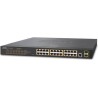PLANET GS-4210-24P2S - Switch - verwaltet - 24 x 10/100/1000 (PoE+) + 2 x Gigabit SFP - an Rack montierbar - PoE+ (GS-4210-24P2