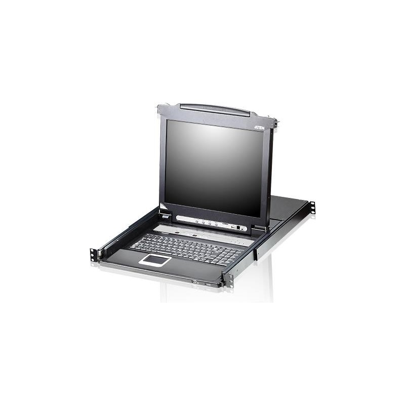 Aten CL5708N 1U Schwarz Tastatur/Video/Maus (KVM)-Switch (CL5708N-ATA-2XK06UG)