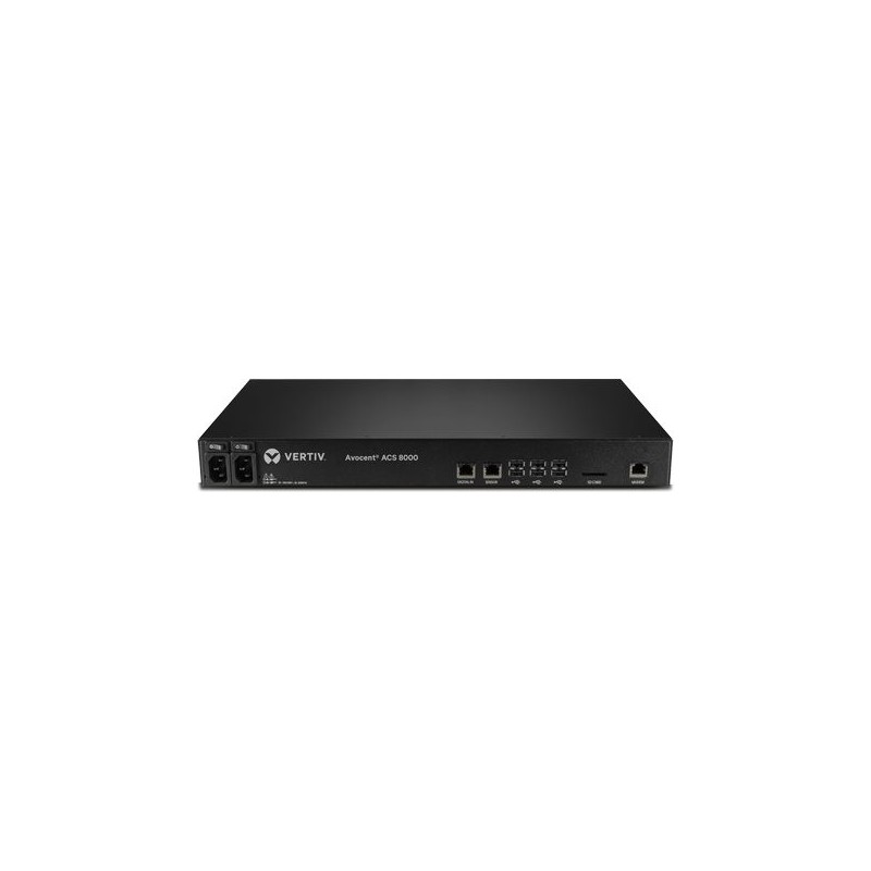 Vertiv Avocent ACS Advanced Console Server ACS8048DAC-400 - Konsolenserver - 48 Anschlüsse - GigE, RS-232 - 1U (ACS8048DAC-404)