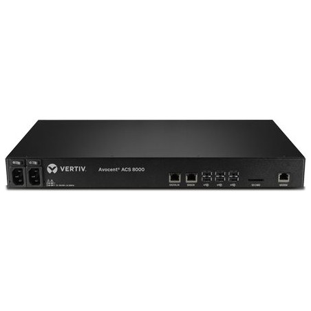 Vertiv Avocent ACS Advanced Console Server ACS8048DAC-400 - Konsolenserver - 48 Anschlüsse - GigE, RS-232 - 1U (ACS8048DAC-404)