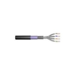 DIGITUS Professional - Bulkkabel - 500 m - SFTP, PiMF -Cat.7 Rohkabel - im Freien, robust - Schwarz, RAL 9005