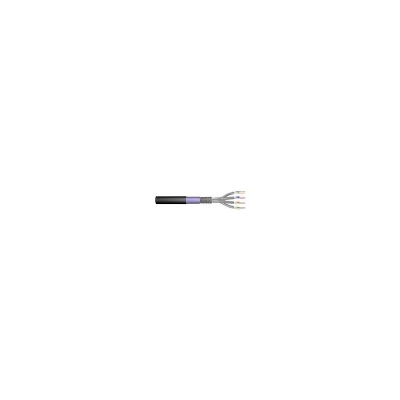 DIGITUS Professional - Bulkkabel - 500 m - SFTP, PiMF -Cat.7 Rohkabel - im Freien, robust - Schwarz, RAL 9005
