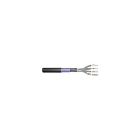 DIGITUS Professional - Bulkkabel - 500 m - SFTP, PiMF -Cat.7 Rohkabel - im Freien, robust - Schwarz, RAL 9005