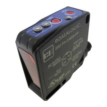 DATALOGIC AUTOMATION S62-PL-5-M01-PP = Bgs plastc axial laser pnp no/nc - M12 (956211130)