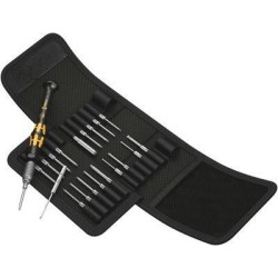 Wera ESD Bit-Schraubendreher Kraftform Kompakt Micro 21 ESD 1 5/32" (4 mm) HIOS, 5/32" (4 mm) Halfmoon 44 mm (05135973001)