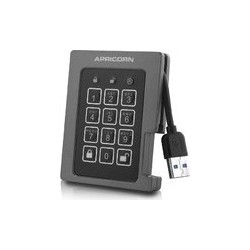 Apricorn Aegis Padlock A25-3PL256-S512F - SSD - verschlüsselt - 512 GB - extern (tragbar) - USB 3.0 - FIPS 140-2 Level 2, 256-b