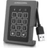 Apricorn Aegis Padlock A25-3PL256-S512F - SSD - verschlüsselt - 512 GB - extern (tragbar) - USB 3.0 - FIPS 140-2 Level 2, 256-b