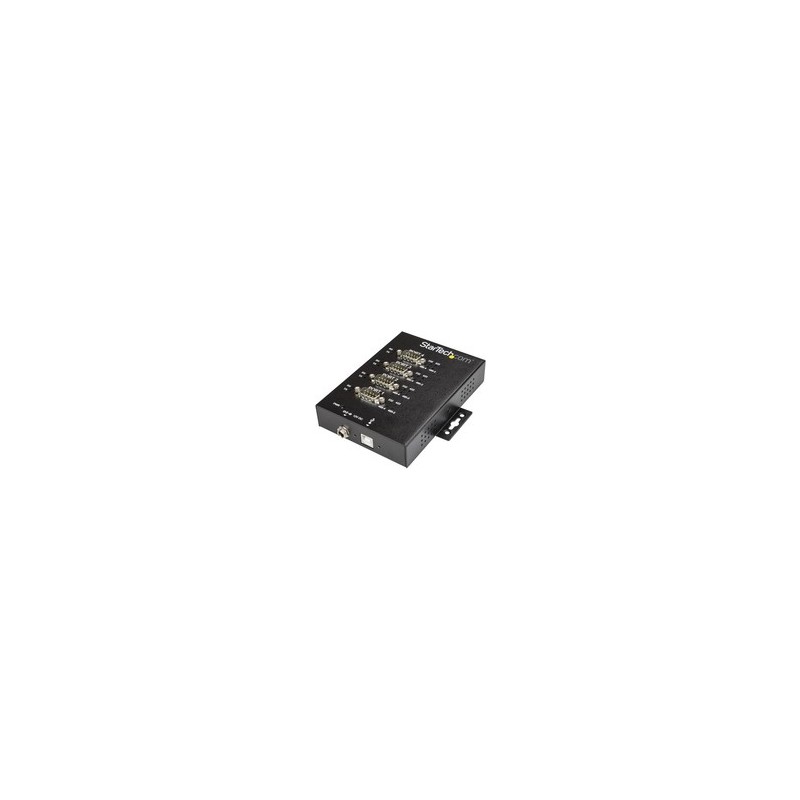 StarTech.com 4 Port industrieller USB auf RS232/ 422/ 485 Serieller Adapter - 15kv ESD Schutz - USB zu Seriell Adapter - Seriel