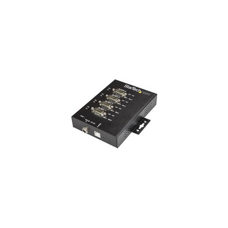 StarTech.com 4 Port industrieller USB auf RS232/ 422/ 485 Serieller Adapter - 15kv ESD Schutz - USB zu Seriell Adapter - Seriel
