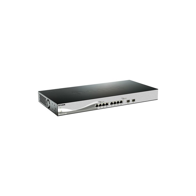 D-Link DXS-1210-10TS Managed L2/L3 10G Ethernet (100/1000/10000) 1U Schwarz - Silber (DXS-1210-10TS/E)