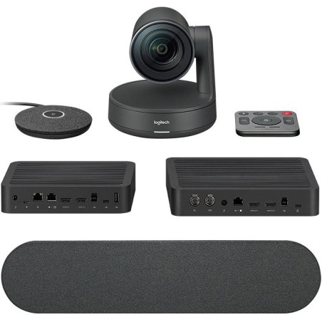 Logitech Rally - Modulares 4K-Videokonferenzsystem für große Räume (960-001218)