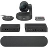 Logitech Rally - Modulares 4K-Videokonferenzsystem für große Räume (960-001218)