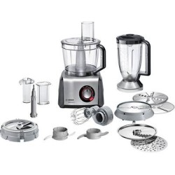 Bosch MC812M865 - 3,9 l - Schwarz - Edelstahl - Drehregler - Schlagen - Mischung - Kotelett - Schneiden - Mixen - Püree - CE -