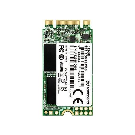 Transcend 430S 512 GB - SSD - Solid State Drive - SATA 6 GB/s - M.2 2242 (TS512GMTS430S)