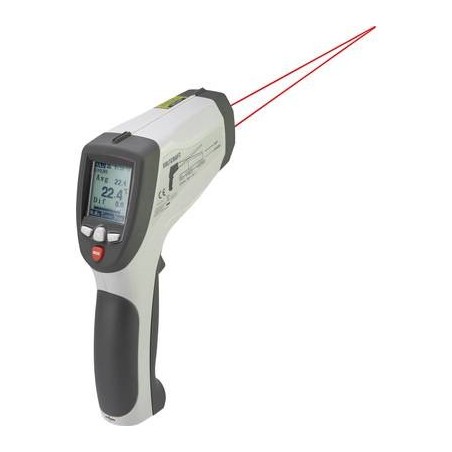 VOLTCRAFT IR 1201-50D USB Infrarot-Thermometer Optik 50:1 -50 bis 1200 C Pyrometer (1599564)