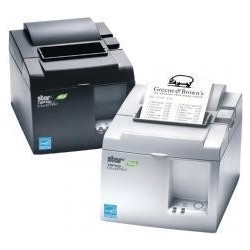 Star TSP143IIIBI2 WT, BT, 8 Punkte/mm (203dpi), Cutter, weiß Bondrucker, Thermodirekt (zweifarbig), 8 Punkte/mm (203dpi), varia