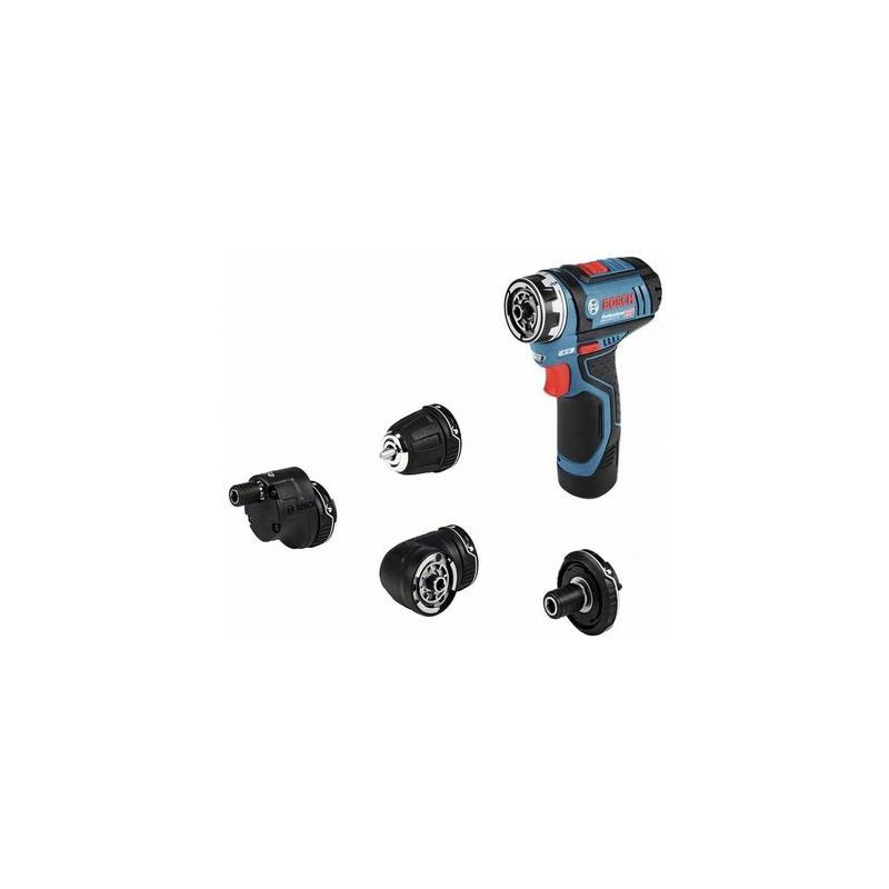 Bosch GSR 12V-35 FC Professional - Bohrer/Schrauber - schnurlos - 2 Geschwindigkeiten 10 mm - 35 N m - 2 Akkus - 12 V (06019H30
