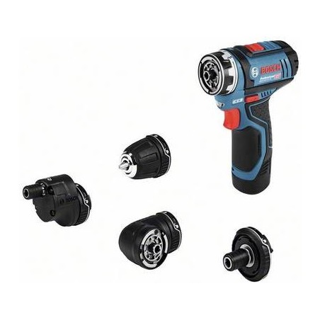 Bosch GSR 12V-35 FC Professional - Bohrer/Schrauber - schnurlos - 2 Geschwindigkeiten 10 mm - 35 N m - 2 Akkus - 12 V (06019H30