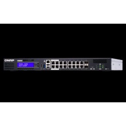 QNAP QGD-1600P Managed Gigabit Ethernet (10/100/1000) Schwarz - Grau Power over Ethernet (PoE) (QGD-1600P-4G)