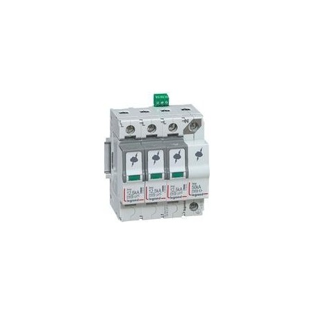 LEGRAND 412277 SPD T1+T2 12,5KA 3P+N NR+FM 4M
