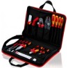 Knipex Werkzeugtasche Kompakt Elektro - Schwarz - Rot - Polyester - 8 Taschen - 410 mm - 290 mm - 60 mm (00 21 11)