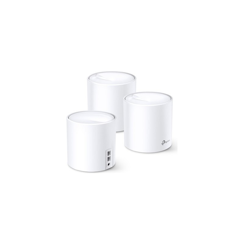 TP-Link Deco X60 - WLAN-System (3 Router) - GigE, 802.11ax - 802.11a/b/g/n/ac/ax - Dual-Band