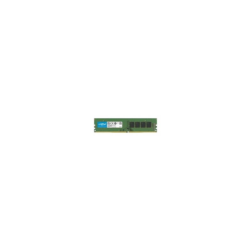 Crucial - DDR4 - Modul - 8 GB - DIMM 288-PIN - 2666 MHz / PC4-21300 - CL19 - 1.2 V - ungepuffert - non-ECC (CT8G4DFRA266)