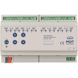 MDT JAL-0810D.02 Jalousieaktor 8-fach, 8TE, 24VDC, 8A (JAL-0810D.02)
