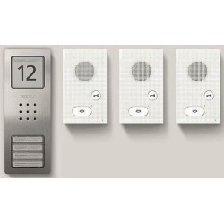 Audio-Set Set CAB 850-3 E/W Basic Edelstahl gebürstet (210008744-00)
