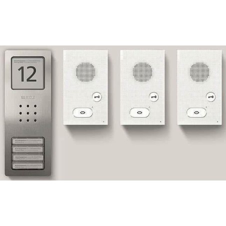 Audio-Set Set CAB 850-3 E/W Basic Edelstahl gebürstet (210008744-00)