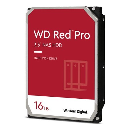 WD Red Pro WD161KFGX - Festplatte - 16TB - intern - 3.5" (8,9 cm) - SATA 6Gb/s - 7200 U/min - Puffer: 512MB (WD161KFGX)