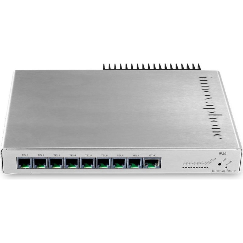 innovaphone IP29-8 VoIP Gateway für 8 analoge Nebenstellen, POE VoIP Gateway zum Anschluss von Acht analogen Nebenstellen (RJ11