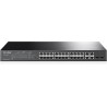 TP-Link Smart PoE Switch T1500-28PCT - Switch - 24 x 10/100 (PoE) + 2 x SFP + 4 x 10/100/1000 - an Rack montierbar - PoE (TL-SL
