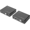 DIGITUS DS-55505 - Extender Set - KVM-/Audio-/USB-Extender - HDBaseT 2.0 - USB - bis zu 100 m