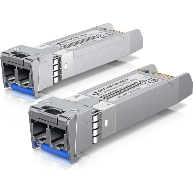 Ubiquiti UACC-OM-SM-10G-D-20 - SFP+-Transceiver-Modul - 10 GigE - LC Single-Modus - 1310 nm (Packung mit 20) (UACC-OM-SM-10G-D-