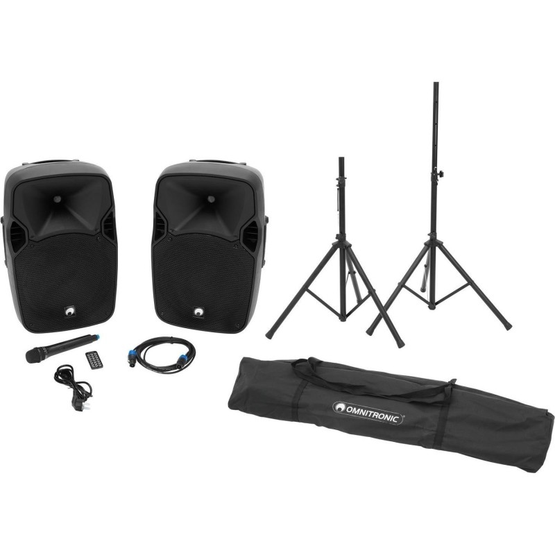 OMNITRONIC Set XFM-212AP + Boxenhochständer MOVE MK2 (20000564)