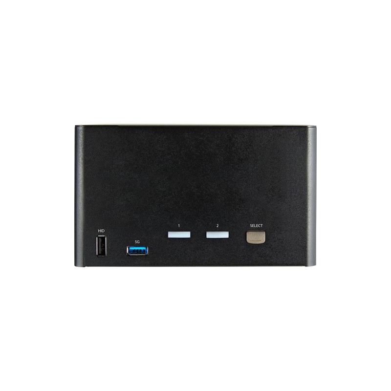 StarTech.com 2 Port Quad Monitor DisplayPort KVM Switch - 4K 60 Hz UHD HDR - DP 1.2 KVM Umschalter mit USB 3.0 Hub mit 2 Anschl