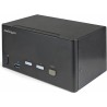 StarTech.com 2 Port DisplayPort KVM Switch - 4K 60 Hz UHD HDR - DP 1.2 KVM Umschalter mit USB 3.0 Hub mit 2 Anschlüssen (5 Gbit