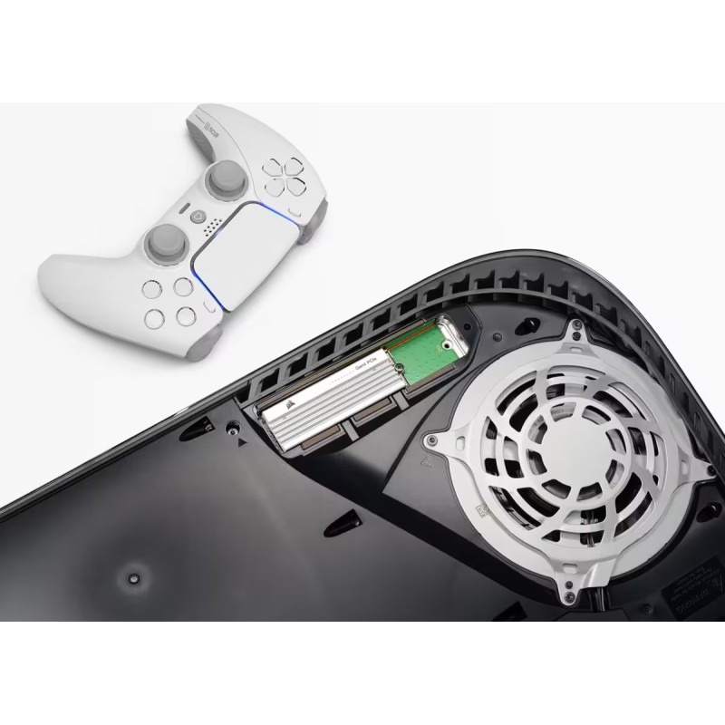 CORSAIR Force Series MP600 PRO LPX - SSD - 2TB - intern - M.2 2280 - PCIe 4,0 x4 (NVMe) - 256-Bit-AES - integrierter Kühlkörper