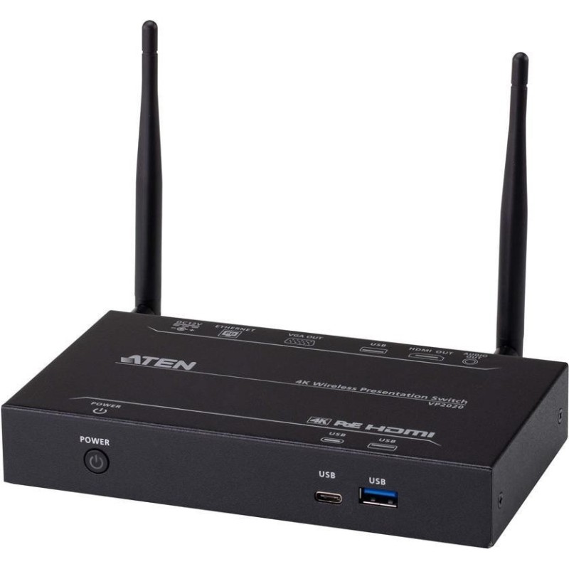 ATEN VP2020 4K Wireless Presentation Switch mit Dual View (VP2020)