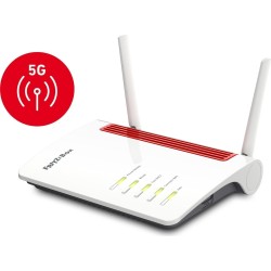 AVM FRITZ Box 6850 5G - Wireless Router - WWAN 4-Port-Switch - 1GbE - Wi-Fi 5 - Dual-Band - 3G, 4G, 5G - VoIP-Telefonadapter (2