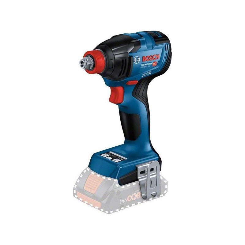 Bosch GDX Professional 18V-210C - Schlagschrauber - schnurlos - 3 Geschwindigkeiten - 1/4" -Inbusnuss, 1/2" -Vierkantinbus - oh